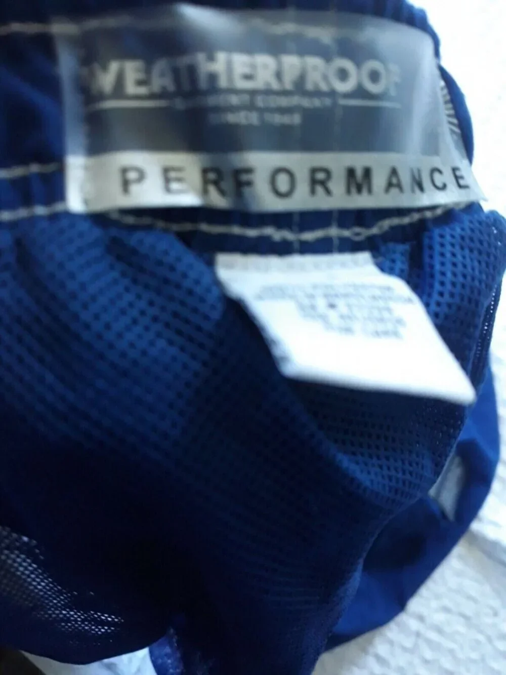Weatherproof Performance Mens Blue Swim Trunks Surf Shorts XXL 2xl
